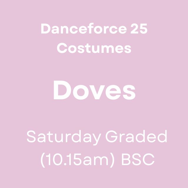 Doves - Danceforce 25 Costumes