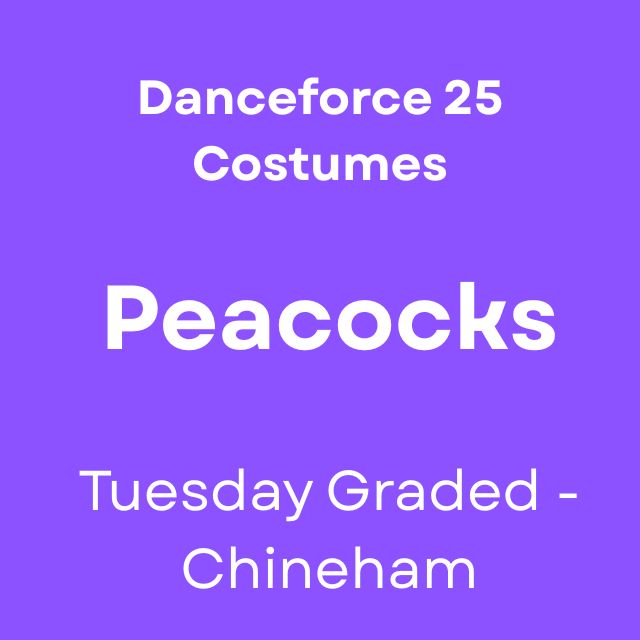 Peacocks - Danceforce 25 Costumes
